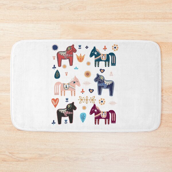 Item preview, Dala Horses Sweden Horse Swedish Colorful Dala designed and sold by ALYODESIGN.