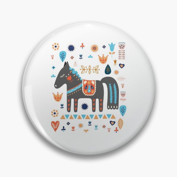 Item preview,  Dala Horses Swedish Colorful Dala designed and sold by ALYODESIGN.