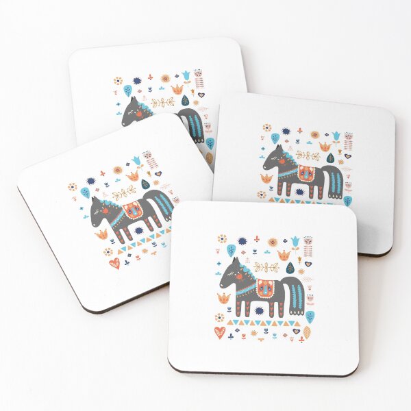 Item preview,  Dala Horses Swedish Colorful Dala designed and sold by ALYODESIGN.