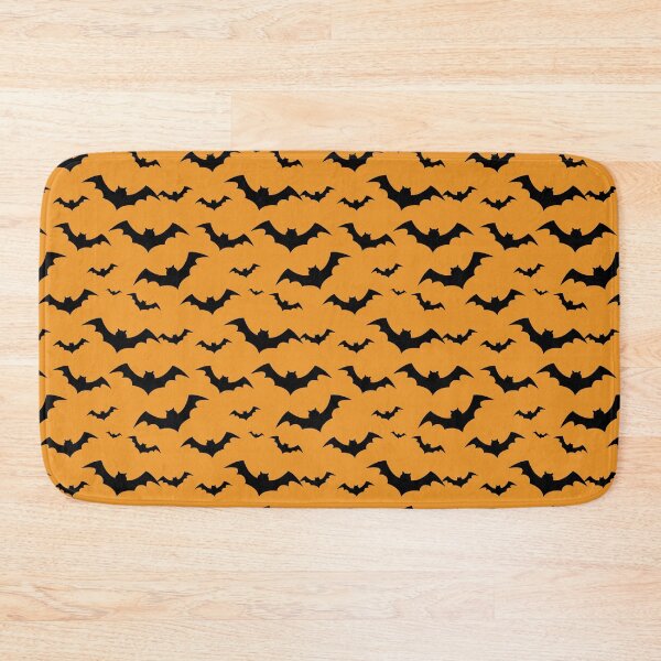 Item preview, Bats on orange designed and sold by EvieWoj.