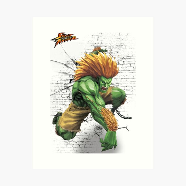 Street Fighter Electric Powers of Blanka Classic Art Board Print for Sale  by NANRIBBON