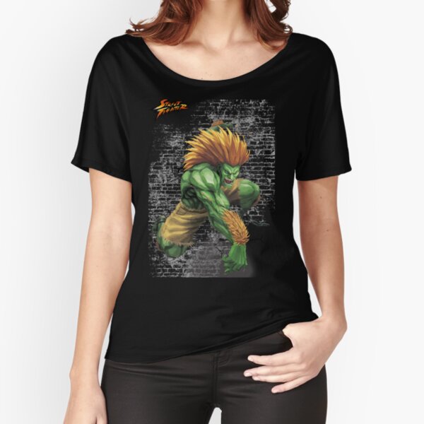 Blanka Musical Fighter Premium Unisex T-shirt vectorized 