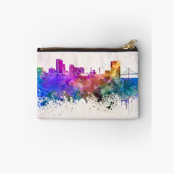 Item preview, Toledo skyline in watercolor background designed and sold by paulrommer.