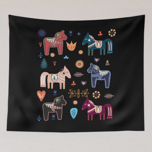 Item preview,  Dala Horses Christmas Dala Horse designed and sold by ALYODESIGN.