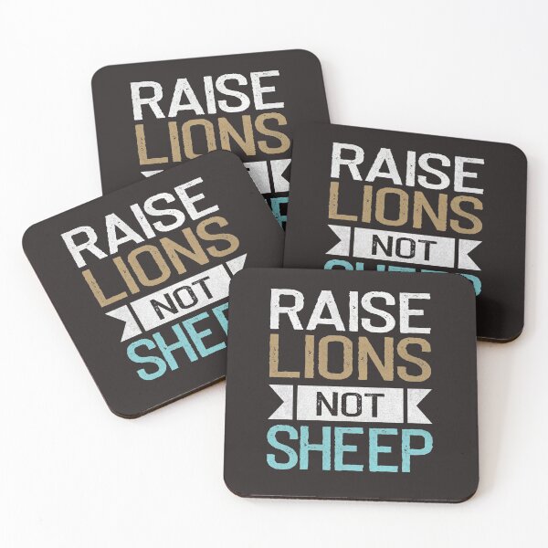 Item preview, raise Lion Not Sheep Gift for a Lions Not Sheep Fans T-Shirt  lions lovers graphique design designed and sold by Neozoshop.