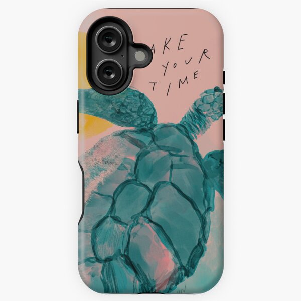 Vista previa del artículo con la obra «Tómate tu tiempo, tortuga: obra de arte en acuarela de tortugas marinas y breve cita inspiradora positiva de Morgan Harper Nichols», diseñado y vendido por morgansgoods.