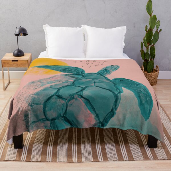 Item preview, Take Your Time Turtle - Sea Turtle Watercolor Artwork and short Inspirational Positive Quote by Morgan Harper Nichols designed and sold by morgansgoods.