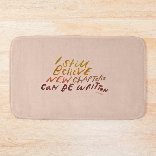 Item preview, I still believe new chapters can be written - Morgan Harper Nichols - Inspirational Quote Lettering, Yellow and Orange designed and sold by morgansgoods.