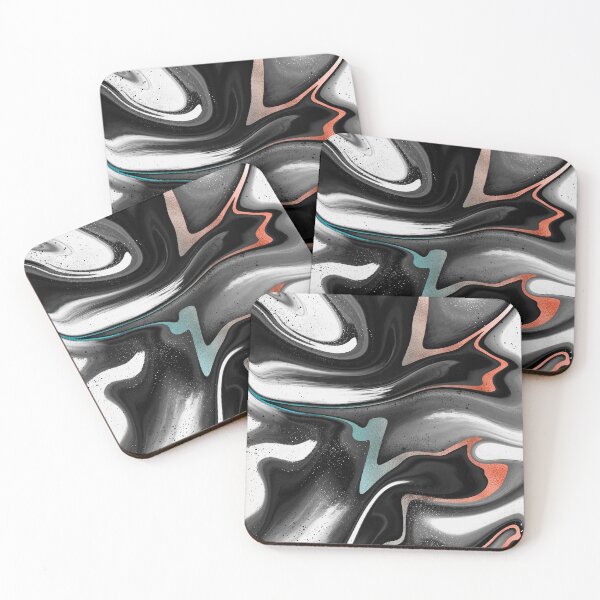 Item preview, Black & White Flow - Mesa designed and sold by PaintdFoxStudio.