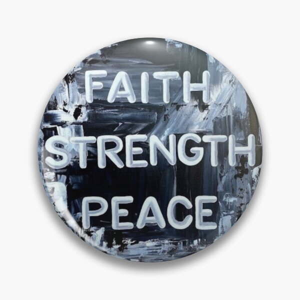 Item preview, Faith Strength Peace Logo designed and sold by Sami Art Studio.