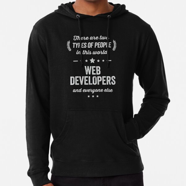 Item preview, Funny Two Types of People Web Developers and Everyone Else designed and sold by Uppercase Tees.