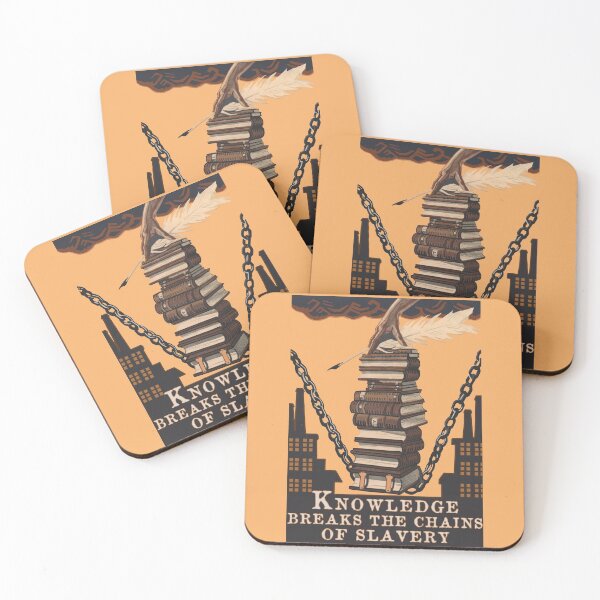Item preview, Knowledge Breaks The Chains Of Slavery Translated - Soviet Propaganda, Literacy, USSR, Communist designed and sold by SpaceDogLaika.