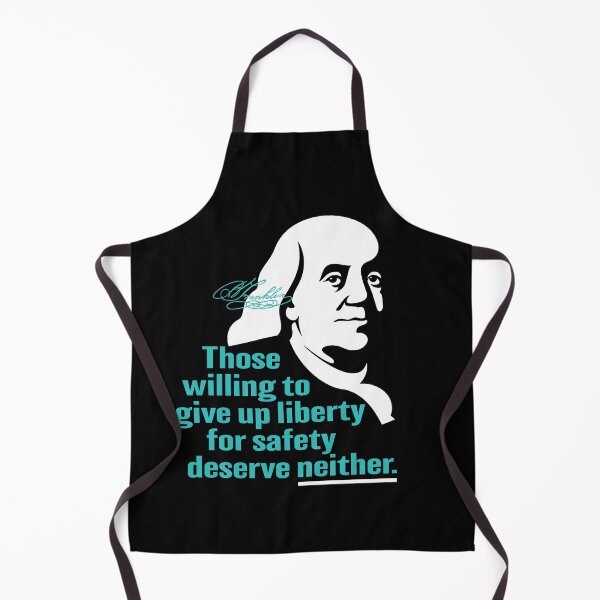 Item preview, FRANKLIN ESSENTIAL LIBERTY QUOTE on black field designed and sold by skRB.