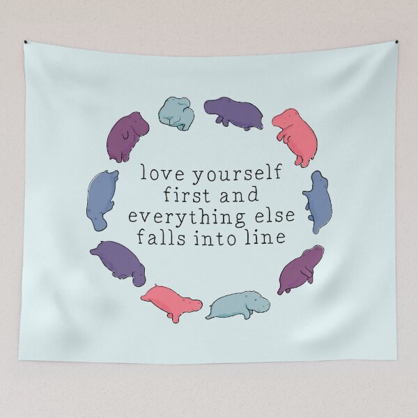Item preview, Love Yourself Hippos designed and sold by kjeppson.