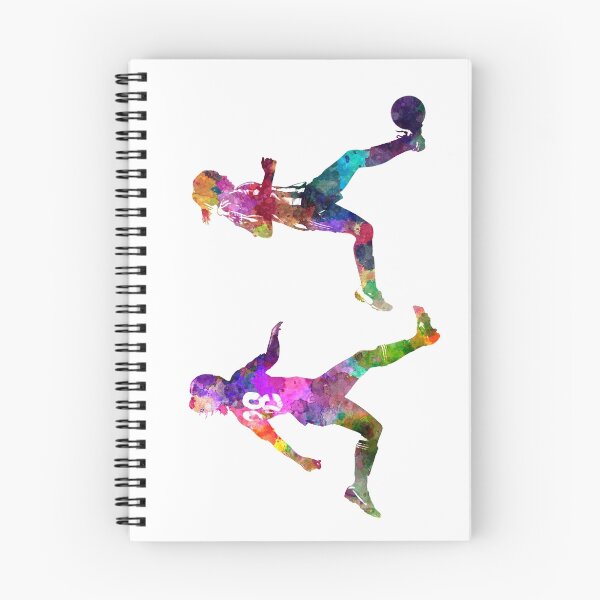 Item preview, Girls playing soccer football player silhouette designed and sold by paulrommer.