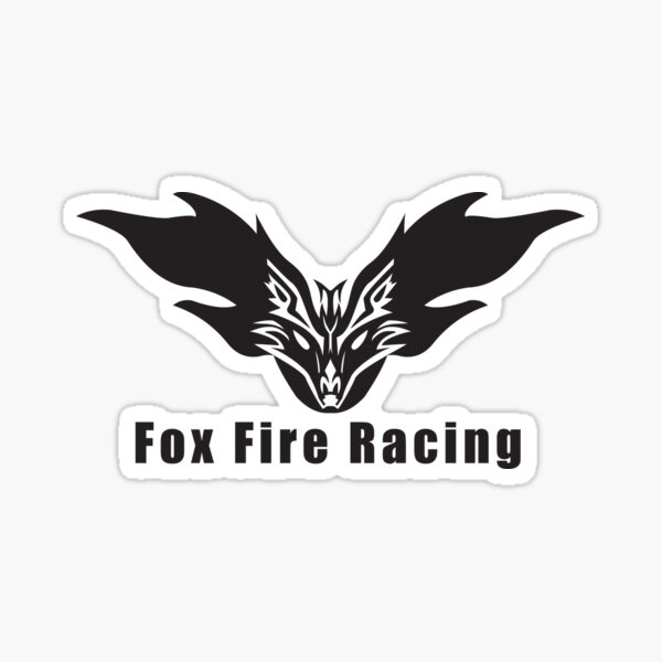 Sticker Fox Fire Redbubble