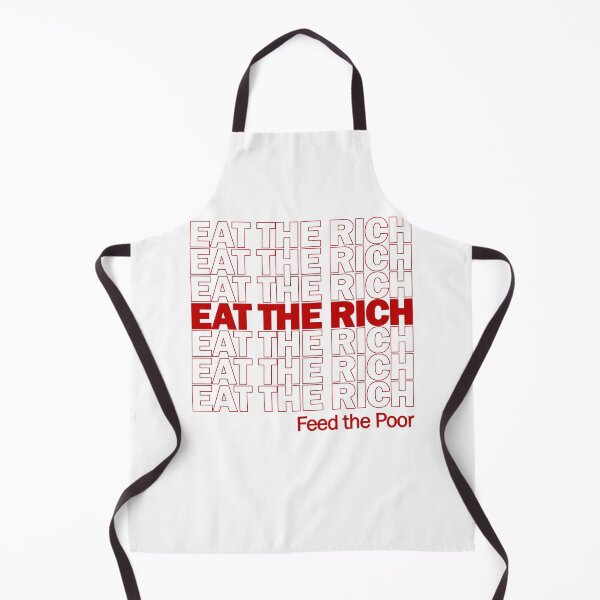 Item preview, Eat The Rich Feed The Poor - Plastic Bag Meme, Socialist, Leftist, Anarchist, Anti Capitalist designed and sold by SpaceDogLaika.