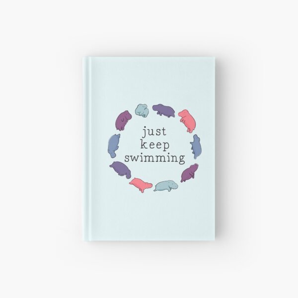 Item preview, Just Keep Swimming Hippos designed and sold by kjeppson.