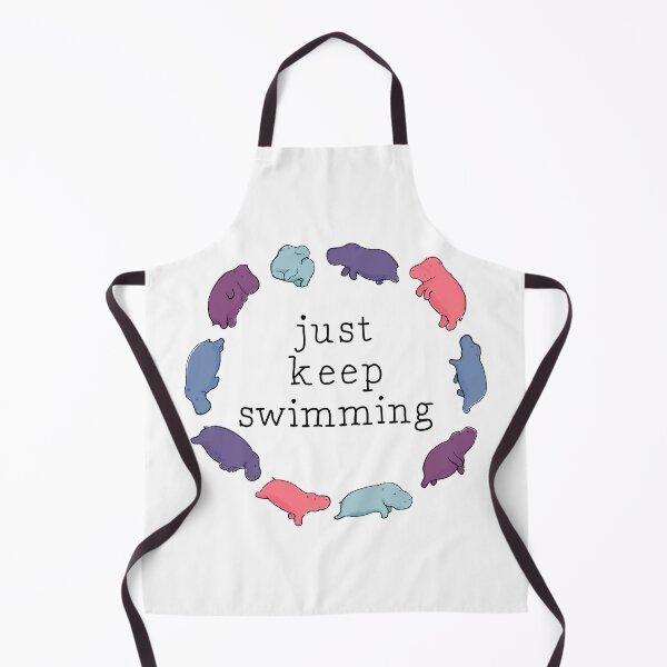 Item preview, Just Keep Swimming Hippos designed and sold by kjeppson.