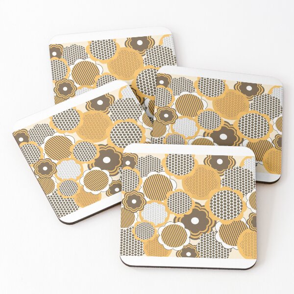 Item preview, Retro Style Polka Dot, Black, White and Yellow Polka dot, Black and White Polka dot Pattern, designed and sold by graphic-genie.