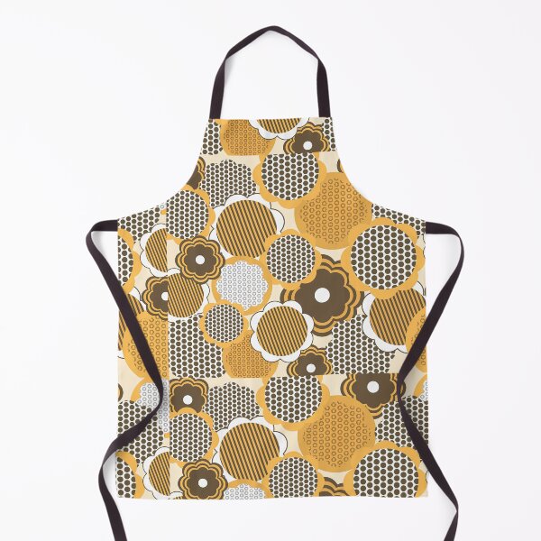 Item preview, Retro Style Polka Dot, Black, White and Yellow Polka dot, Black and White Polka dot Pattern, designed and sold by graphic-genie.