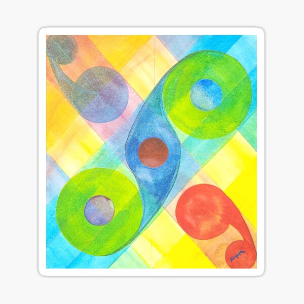 Colorscape Rounds Sticker