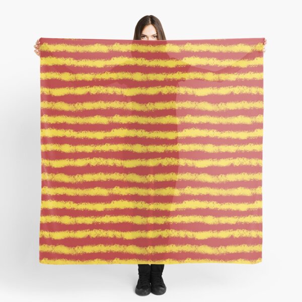 Item preview, Red and Yellow Chalk Stripes designed and sold by LawsonFabrics.