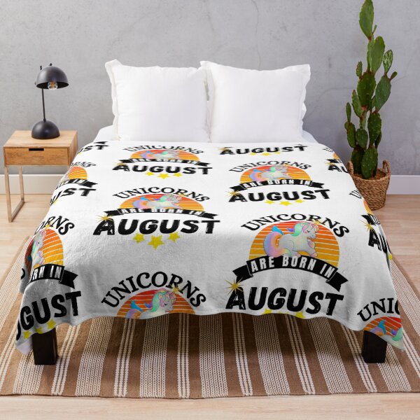 Item preview, unicorns are born in august designed and sold by ronaldsonou.