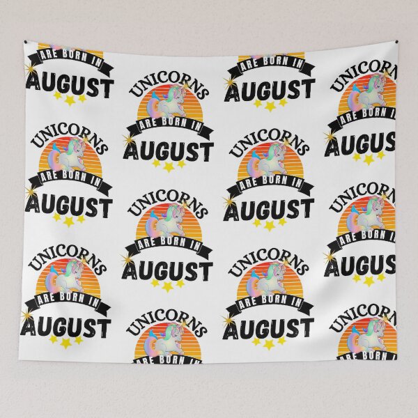 Item preview, unicorns are born in august designed and sold by ronaldsonou.