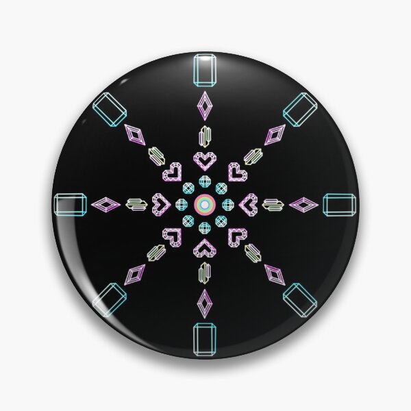 Item preview, Glowing with Pride- Trans Gems Mandala designed and sold by FalcoSkyWolf.