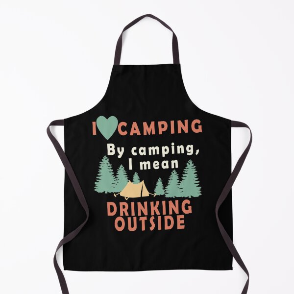Item preview, Funny Camping Drinking Outdoors designed and sold by GrynszpanDezign.