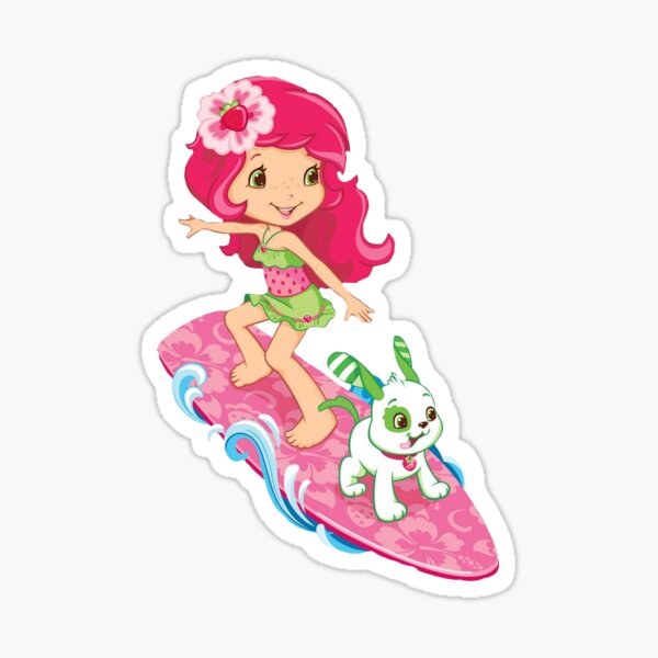strawberry short cake coconut girl Sticker