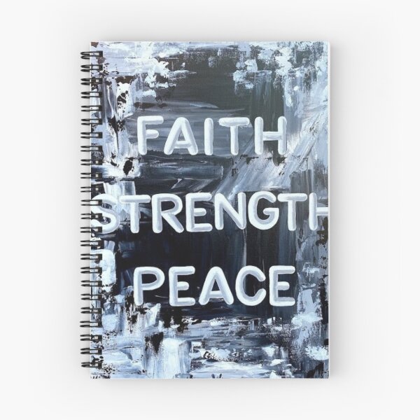 Item preview, Faith Strength Peace Logo designed and sold by Sami Art Studio.
