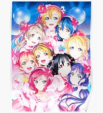 Póster Love live - μ's!