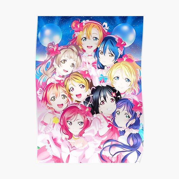 Love live - μ's! Poster