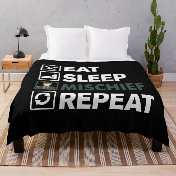 Item preview, Eat Sleep Mischief Repeat Norse God Loki God Of Mischief designed and sold by NerdCulture.