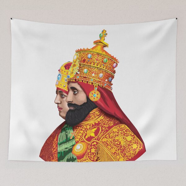 Item preview, Ethiopia coronation Emperor Haile Selassie and empress Menen Asfaw designed and sold by GidoArt.