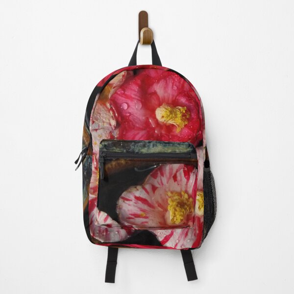 Item preview, Red Poppy Blossoms in Water - Striped Flower Tea designed and sold by Purrfecta.