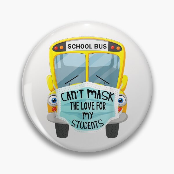 Item preview, Bus Driver Can't Mask the Love For Students Back To School designed and sold by begin-again.