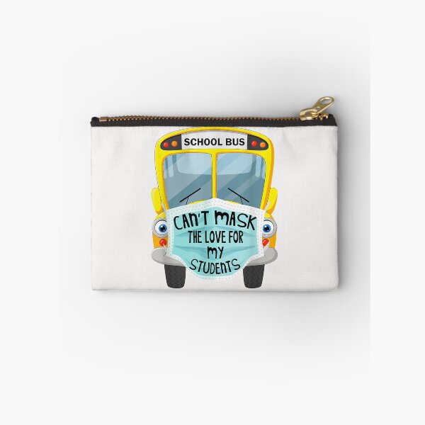 Item preview, Bus Driver Can't Mask the Love For Students Back To School designed and sold by begin-again.