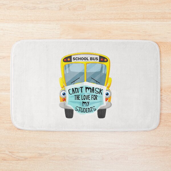 Item preview, Bus Driver Can't Mask the Love For Students Back To School designed and sold by begin-again.