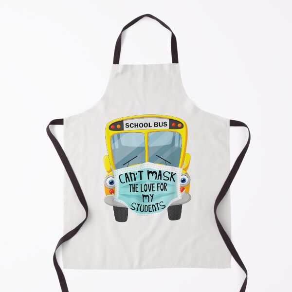 Item preview, Bus Driver Can't Mask the Love For Students Back To School designed and sold by begin-again.