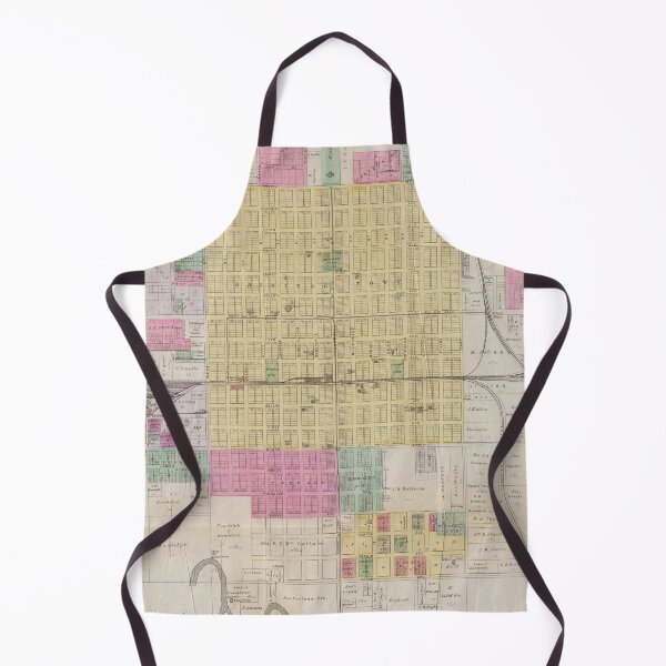 Item preview, Old Emporia Kansas Map (1887) Vintage KS city & Street atlas designed and sold by BravuraMedia.