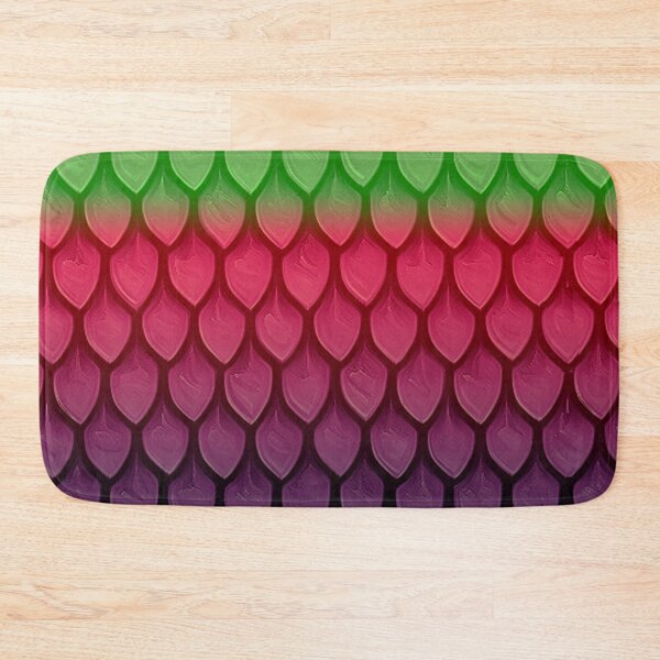 Item preview, Ombre  Textural  Dragon Scales Green | Pink | Purple designed and sold by ozcushionstoo.