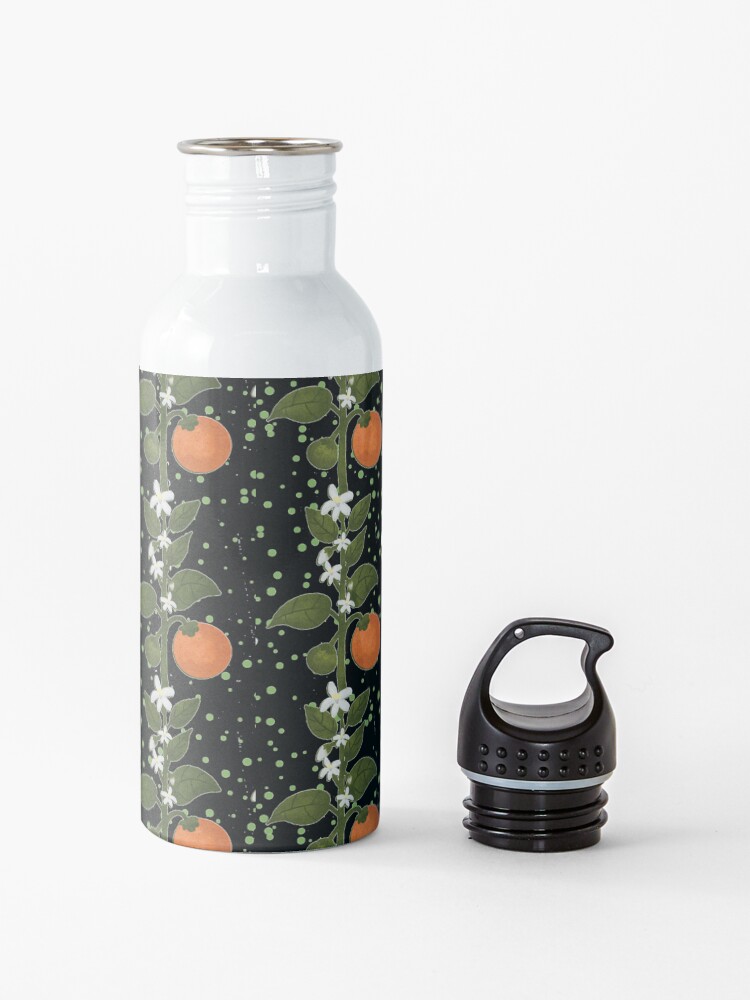 Alternate view of Tangerine Flowers Home Water Bottle