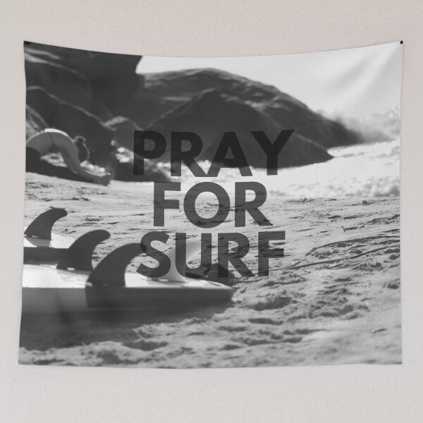 Item preview, Pray For Surf | Black & White Photography designed and sold by KarolinaPaz.