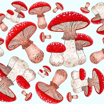 Artwork thumbnail, Toadstool Pattern by dolce99