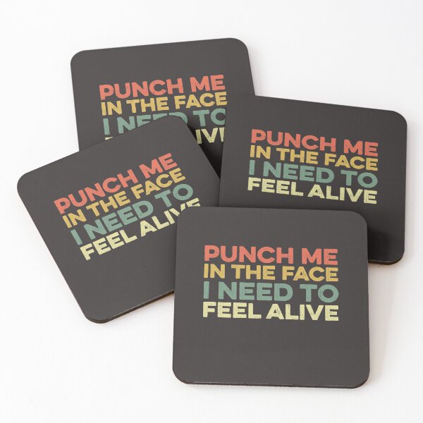 Item preview, Punch Me In The Face I Need To Feel Alive Funny Joke Humor designed and sold by gkao.