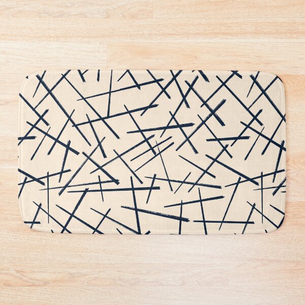 Item preview, Abstract blue lines pattern designed and sold by Mashusha-art.