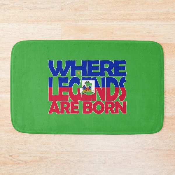 Item preview, Haiti Flag - Where Legends Are Born - Haitians - Soca Mode designed and sold by Soca-Mode.